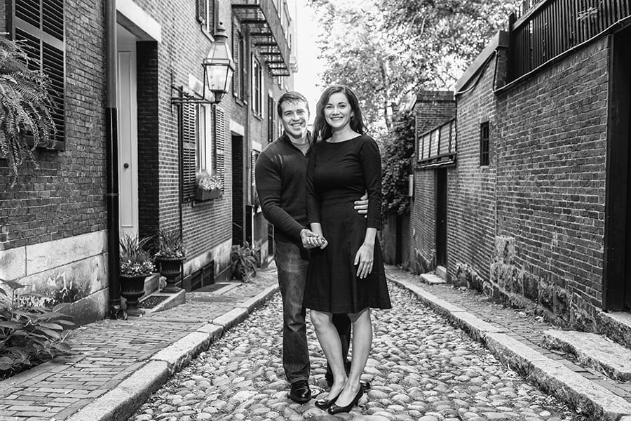Boston Engagement Session, Fall, October, Reiman Photography, Acorn Street, Public Garden