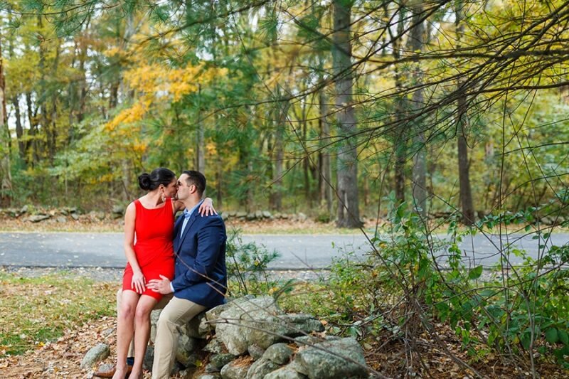 Late October Engagement at Charter Oaks