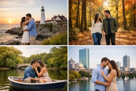 15 Engagement Photo Location Ideas Massachusetts